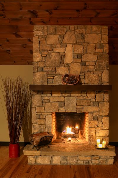 Stone Fireplace Renovation